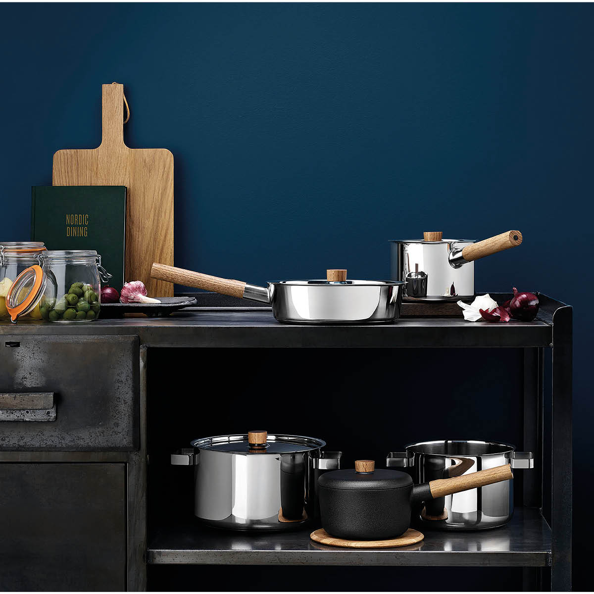 Nordic Kitchen Gryta 3,0L Rostfritt Stål