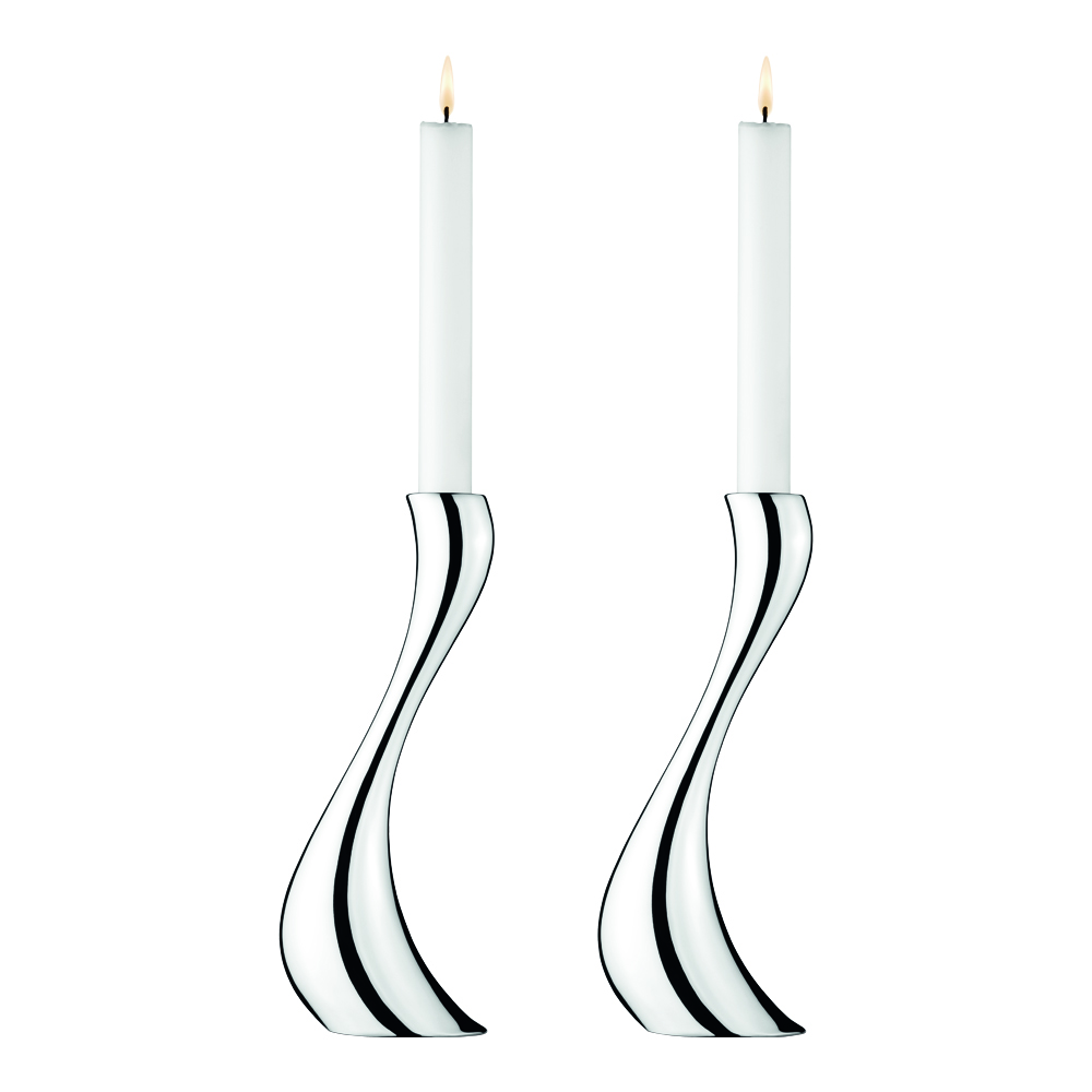 Cobra Ljusstake 24 cm 2-pack Rostfri