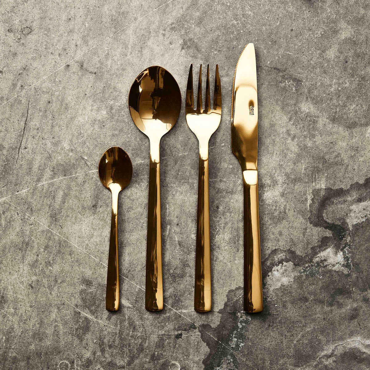 Aida Raw Bestickset 48 delar Guld