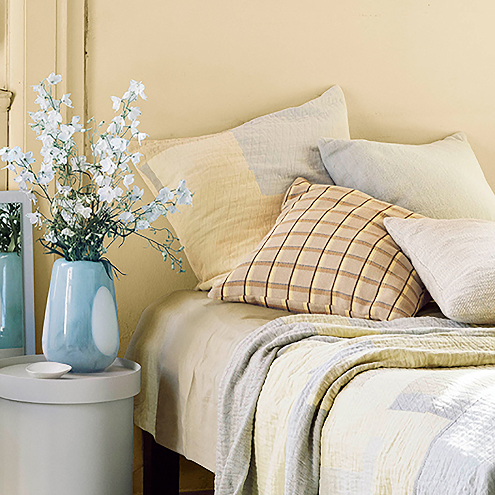 Ada Dot Vas 26 cm Blå/VIt