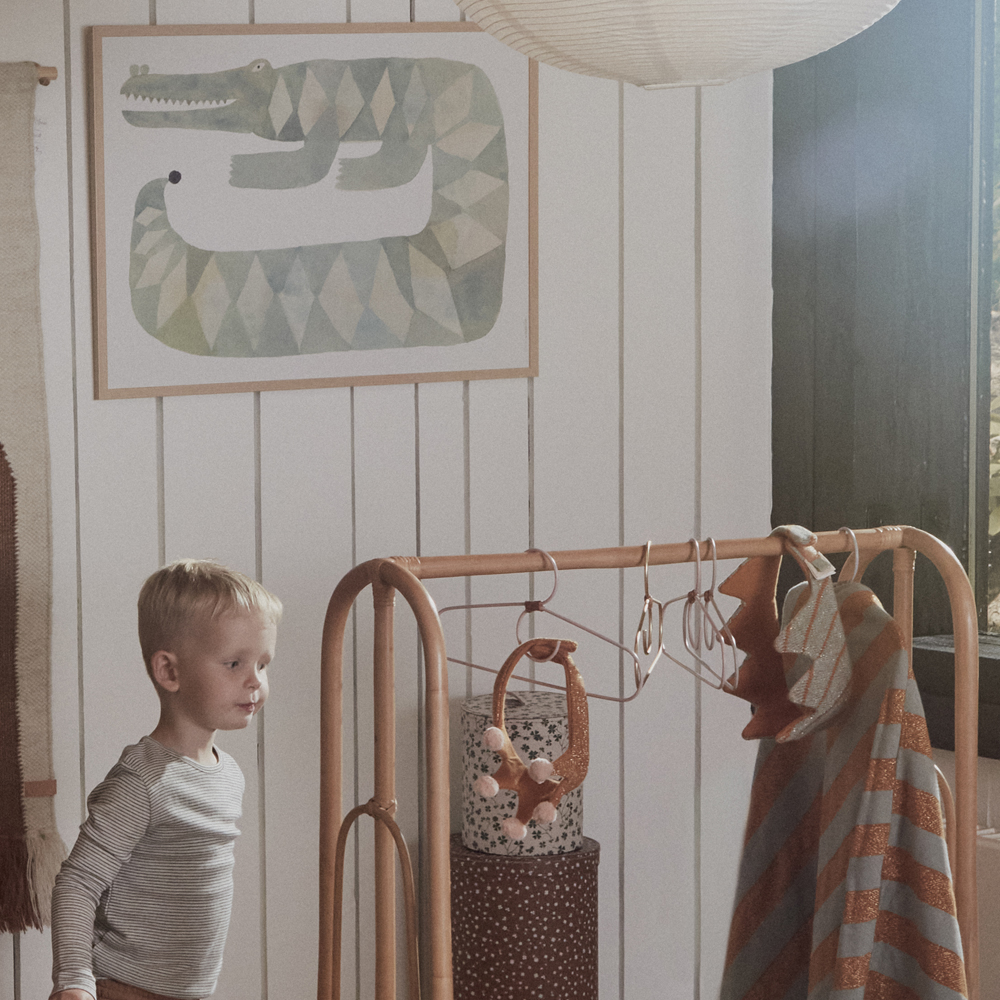 Affisch 70x50 cm Krokodilen Gustaf