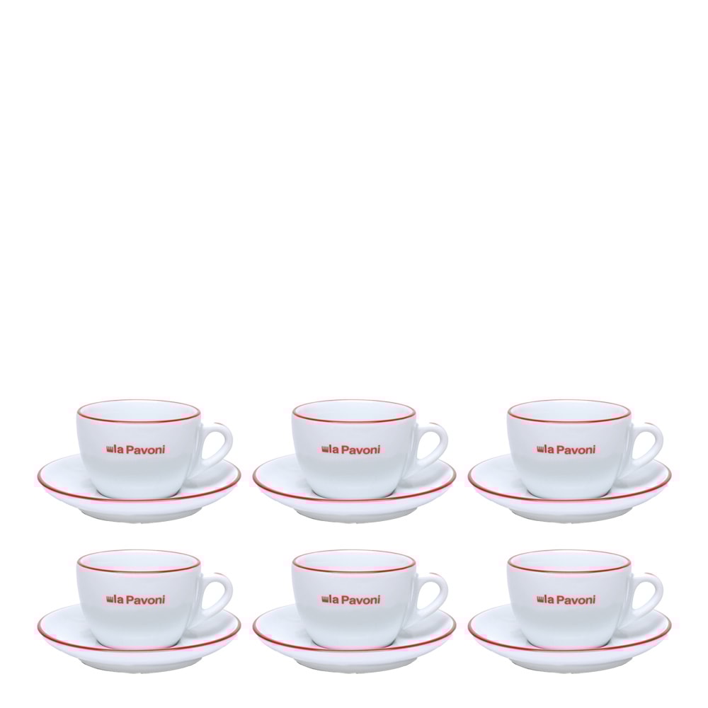 Kaffekoppar 18 cl 6-pack Vit