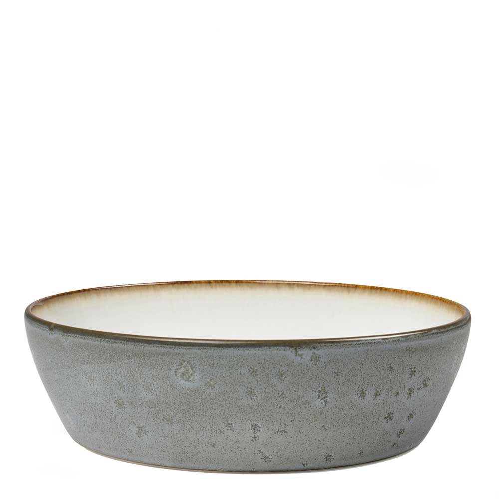 Soppskål 18 cm Grå/Gräddvit