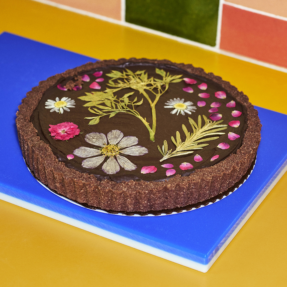 Half & Half Skärbräda 38x25 cm Blå