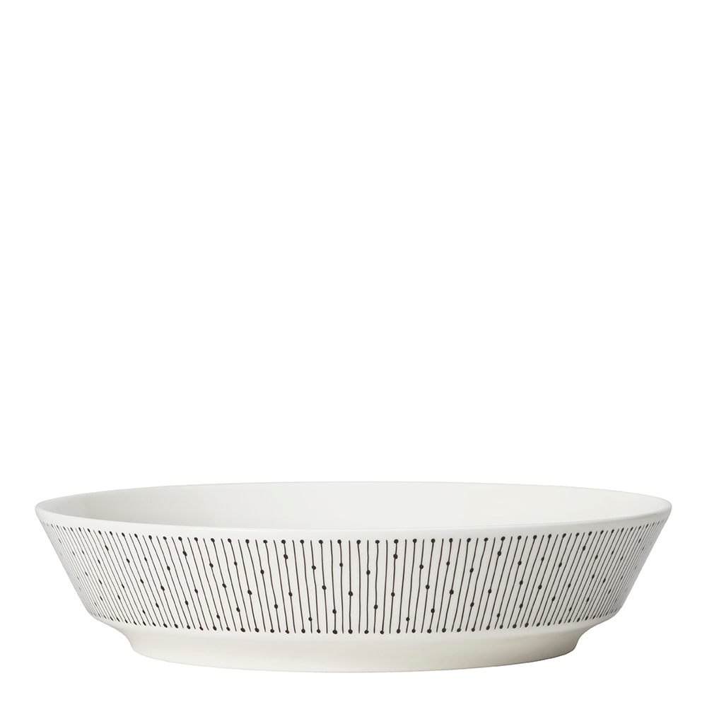 Mainio Sarastus Tallrik Djup 23 cm Vit/Svart