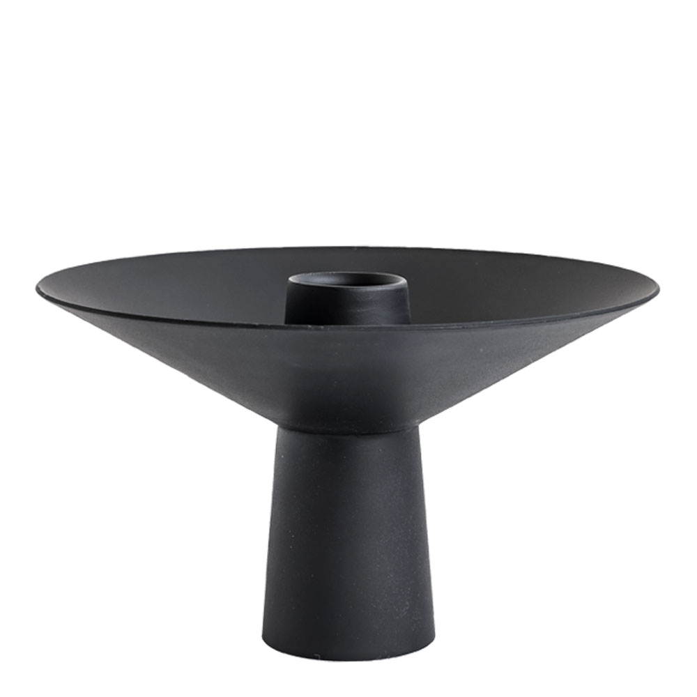 Uma Ljusstake 14x9,5 cm Svart