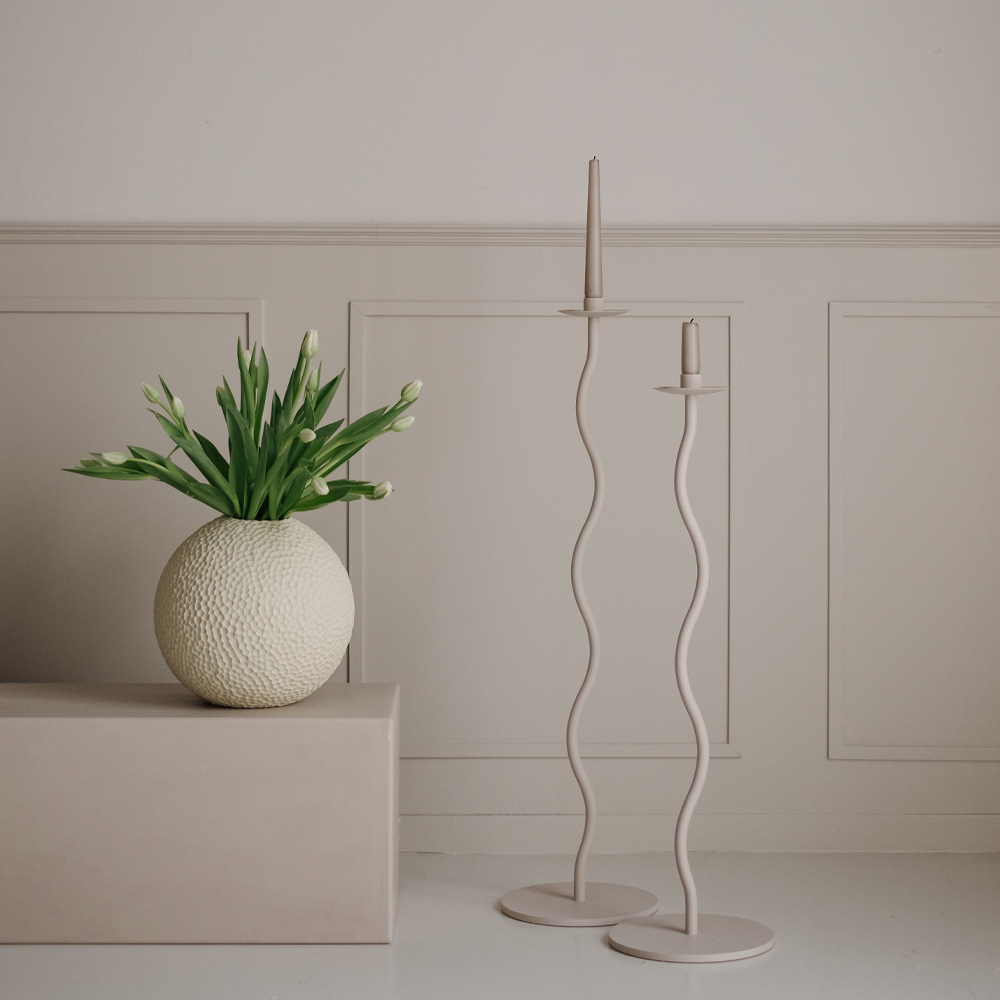 Kaia Vas 25 cm Linnen