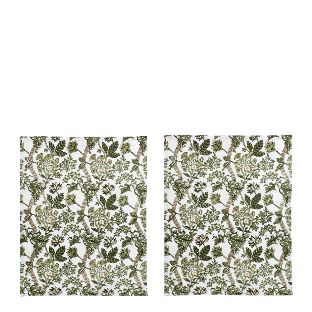 Paradis Kökshandduk 70x50 cm 2-pack Grön