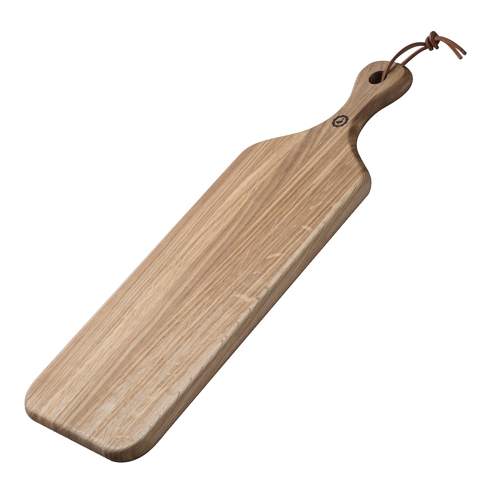 Signerat Skärbräda Ek 52x17x1,9 cm