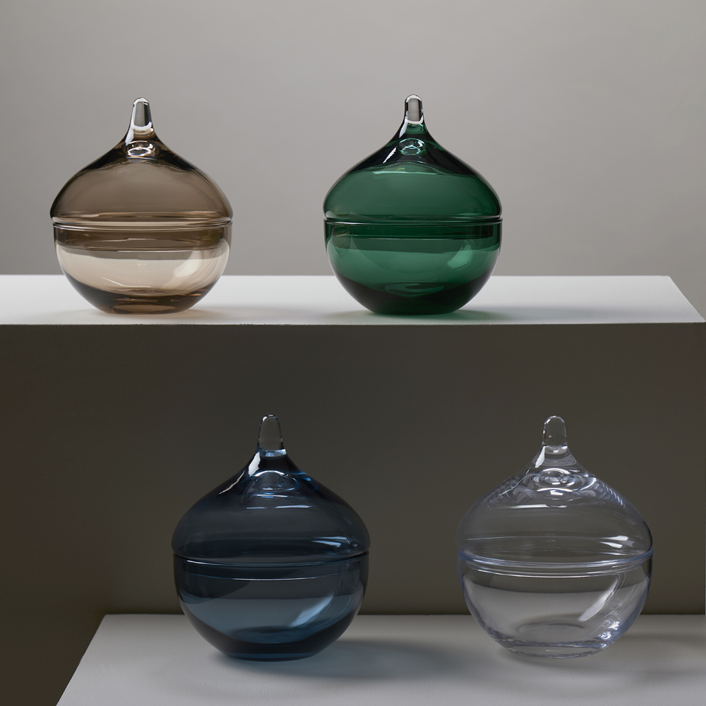 Drops Burk 13x16 cm Gul