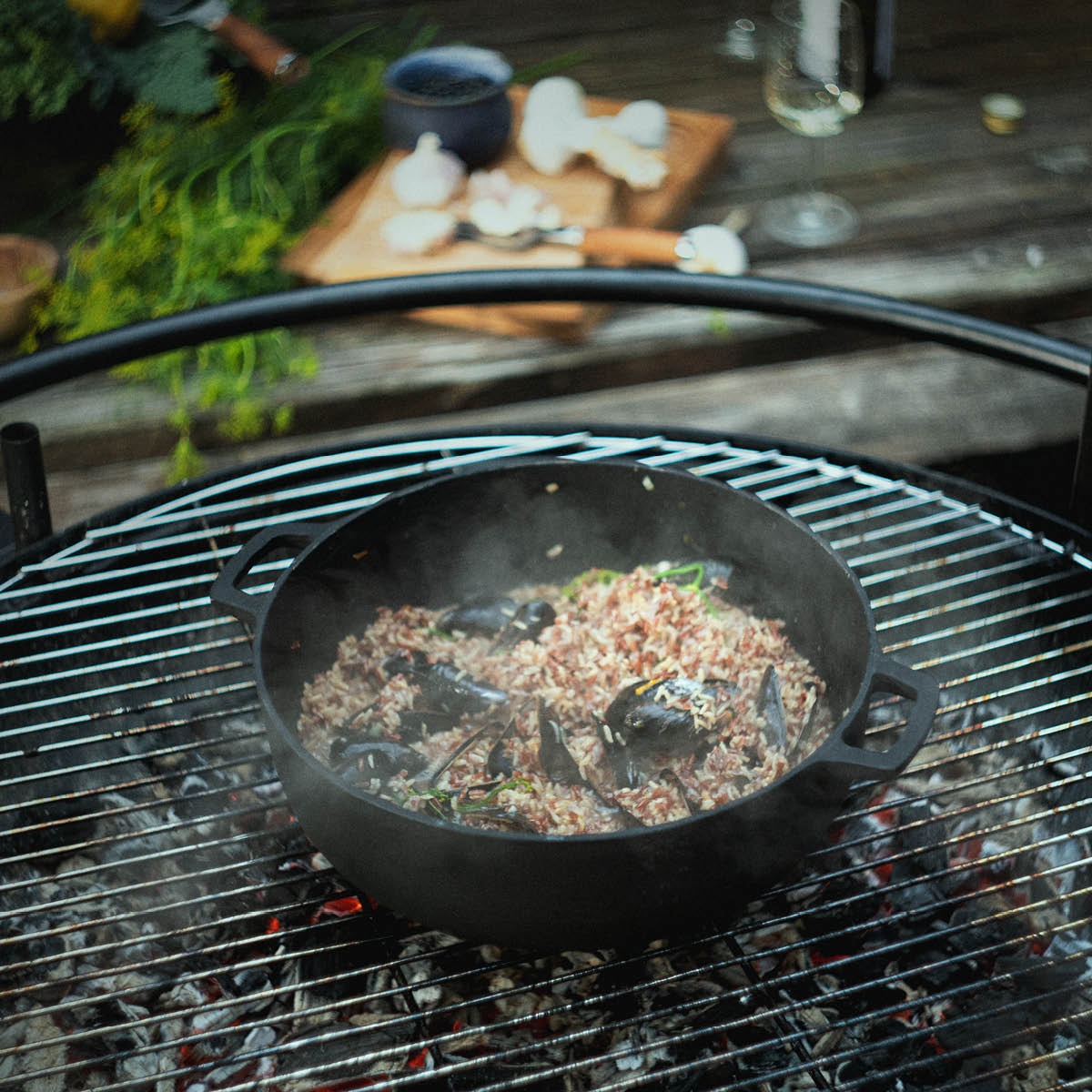 Norden Gjutjärnsgryta med lock 30 cm