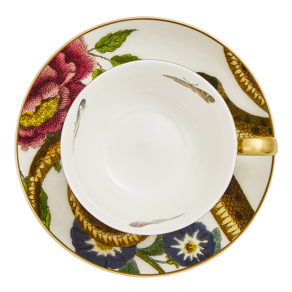 Creatures of Curiosity Tekopp med fat 20 cl White/Leo