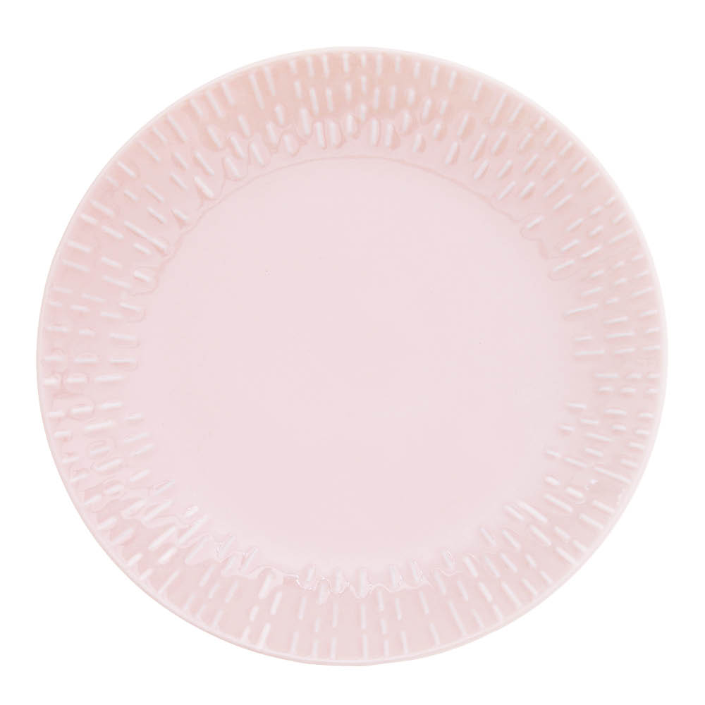 Confetti Desserttallrik 21 cm Rosa