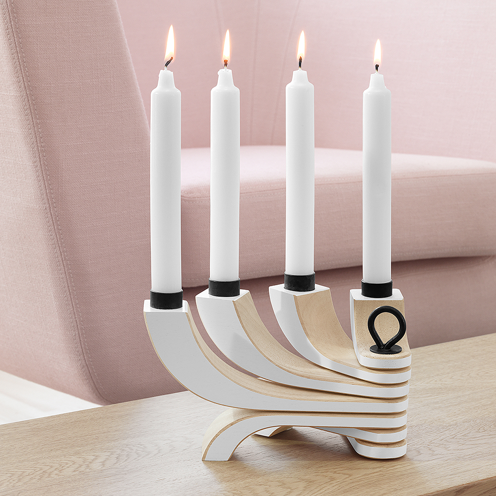 Nordic Light Ljusstake 4-armad Vit