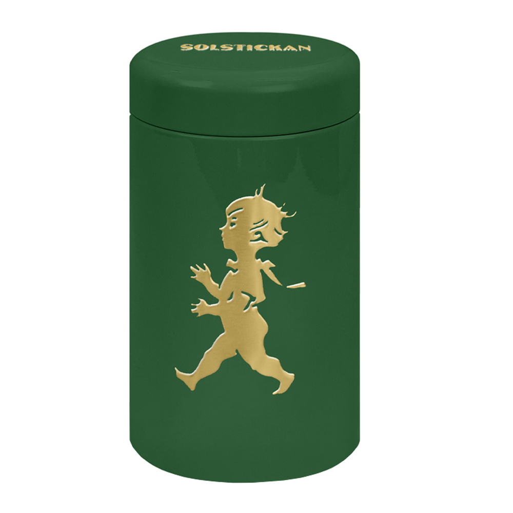 Tändsticksrör 10 cm Grön/Guld