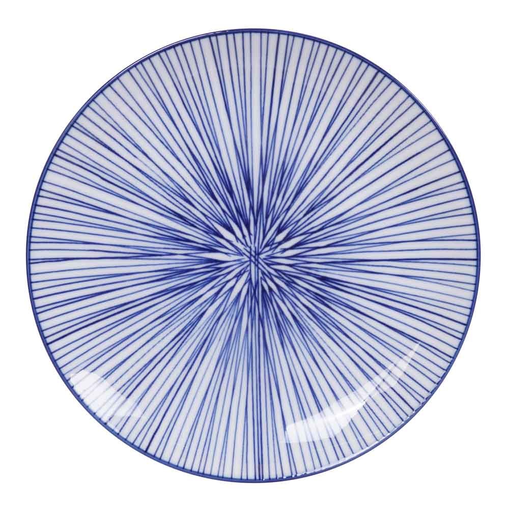 Nippon Blue Tallrik 16 cm Lines
