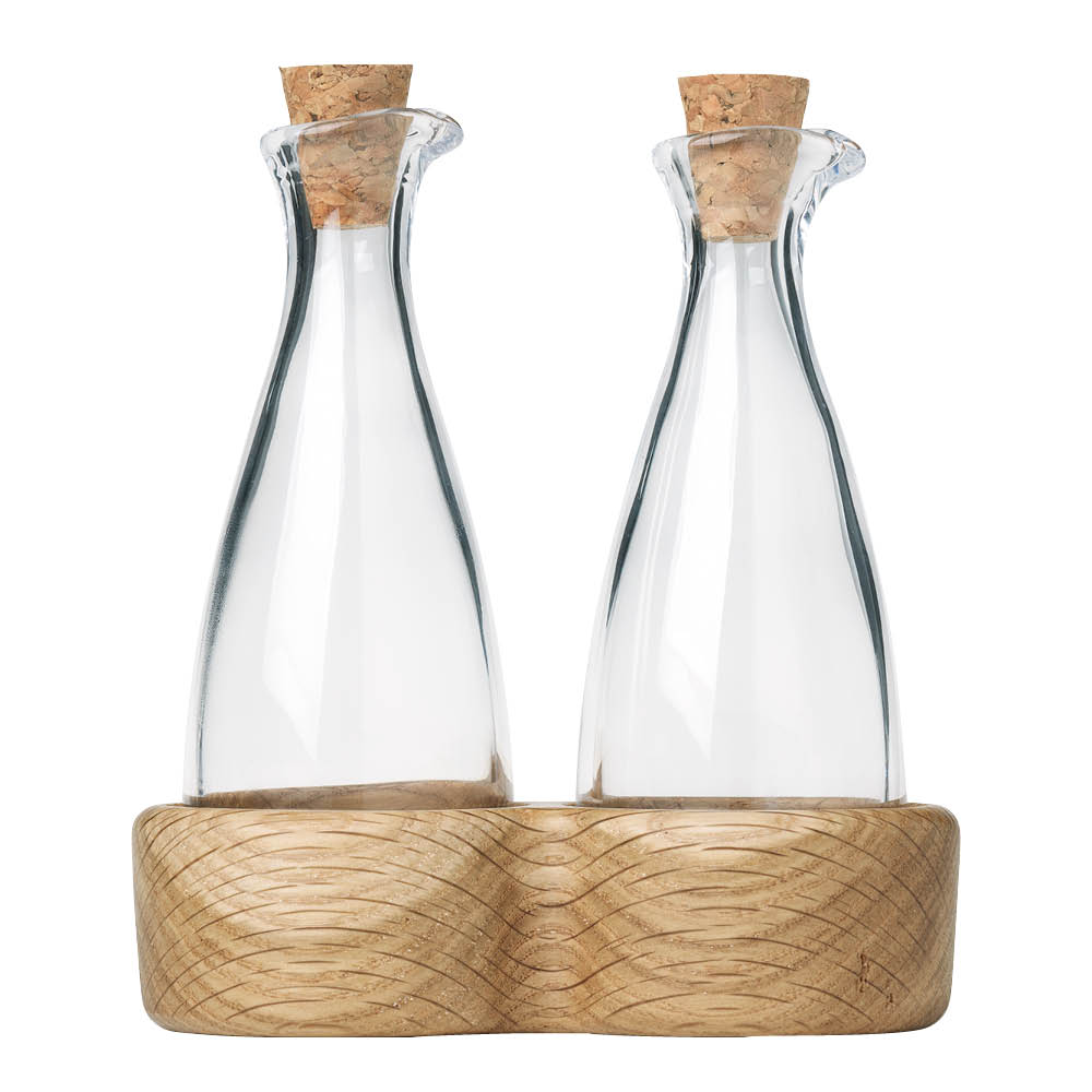 Menageri Olje- Och Vinägerflaska 15 cm Ek