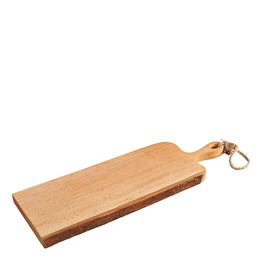 Skärbräda med handtag Mangoträ 59 cm
