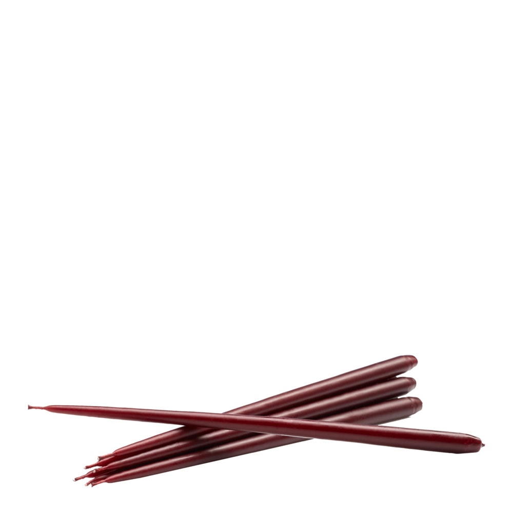 Stoff Nagel Kronljus 6-pack Burgundy