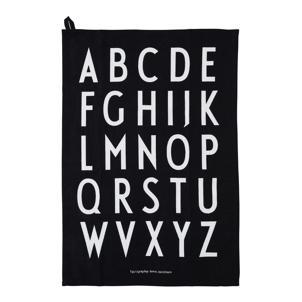 Kökshandduk 60x40 cm 2-pack Svart