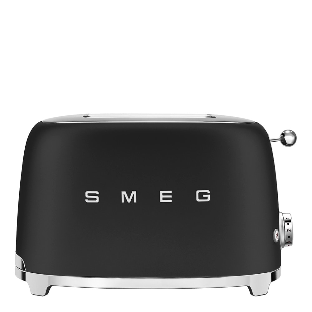 Smeg 50's Style Brödrost 2 skivor Matt Svart