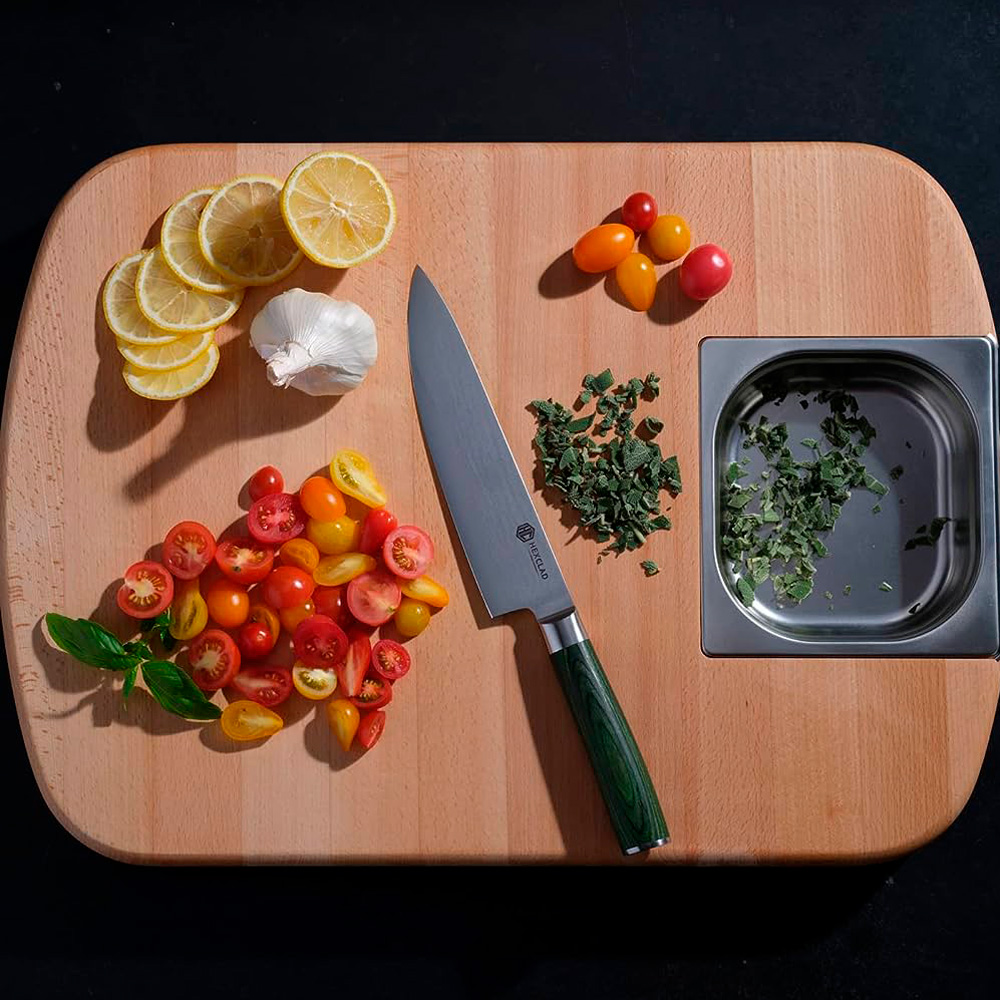 Hybrid Skärbräda 2-sidig Bokträ