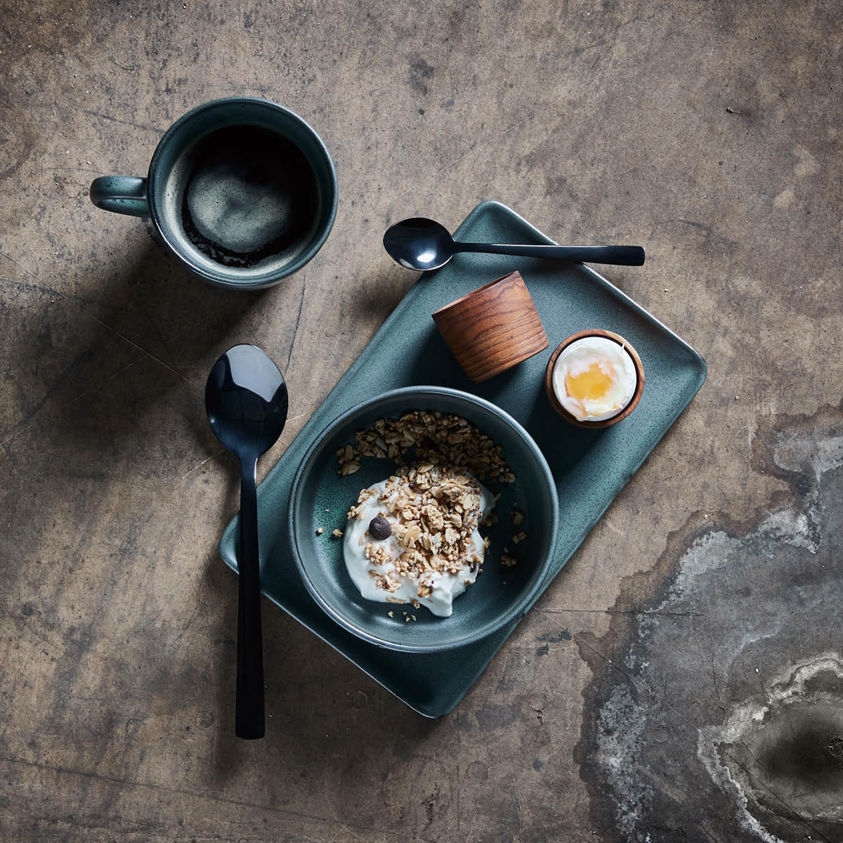 Raw Mugg med öra 35 cl Northern Green