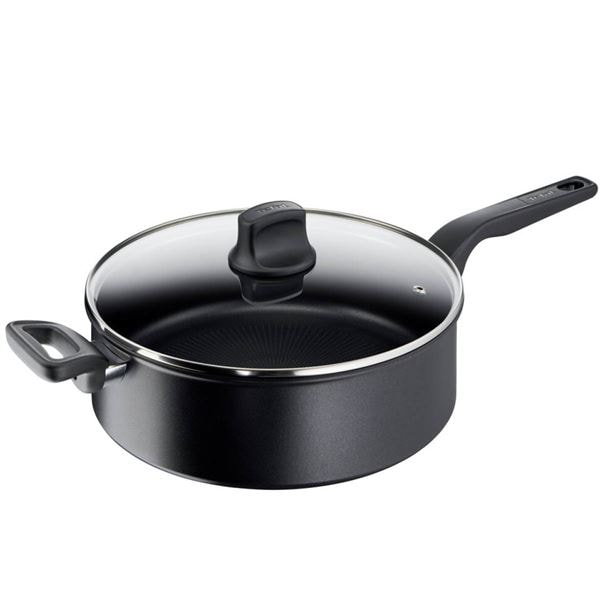 Hard Titanium Pro Kastrull 28 cm Svart