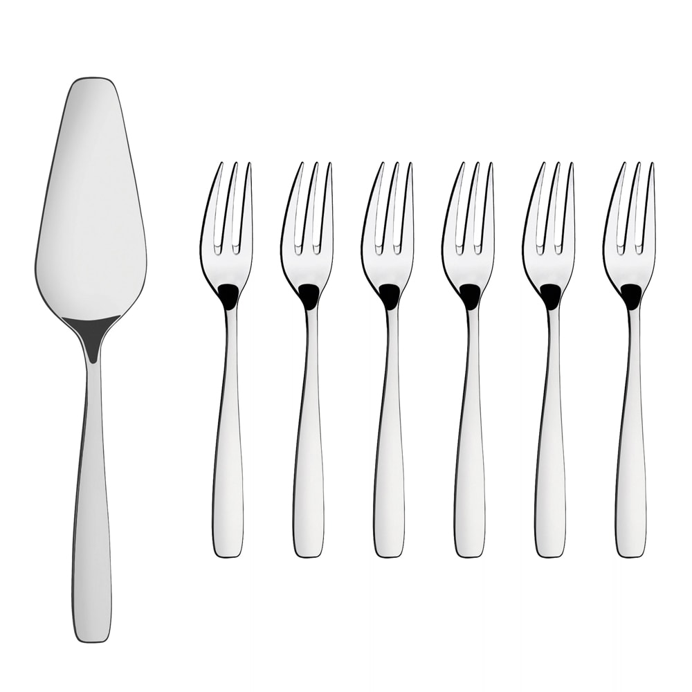 Essentials Tårtspade + Tårtgafflar 7 delar
