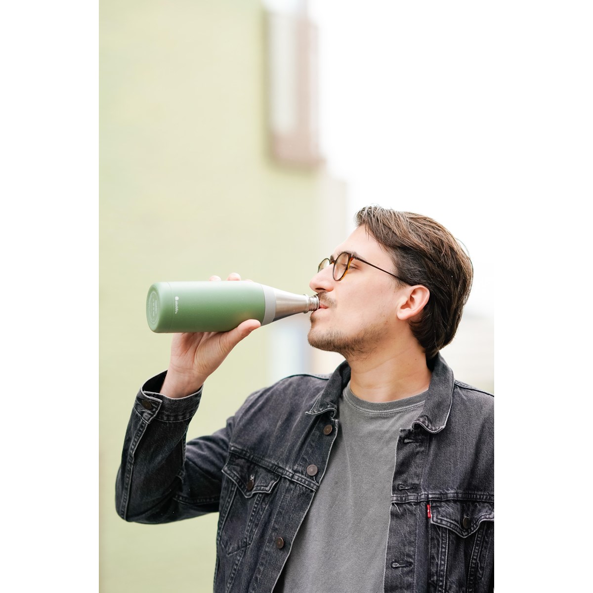 Fresco Thermavac Vattenflaska 0,6L Sage Green