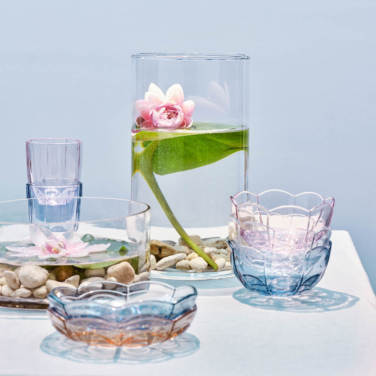 Lily Desserttallrikar 16 cm 2-Pack Blue Iris