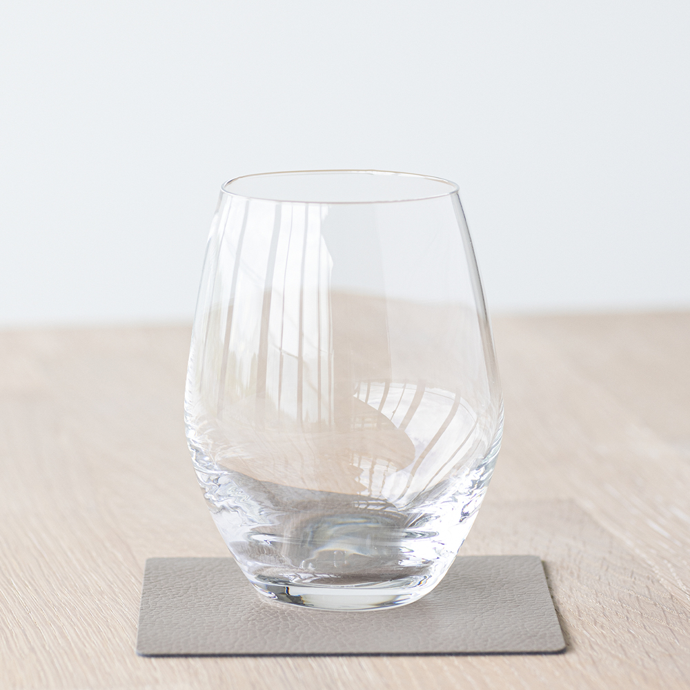 Glass Mat Square Mole Grey