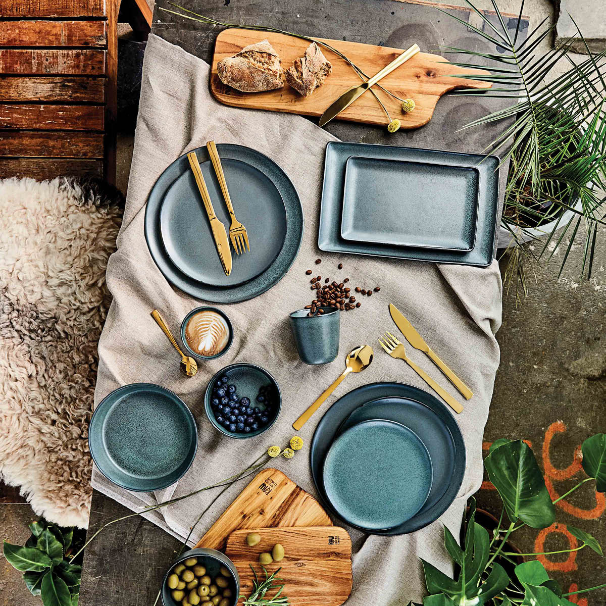 Raw Fat Stengods 34 cm Northern Green