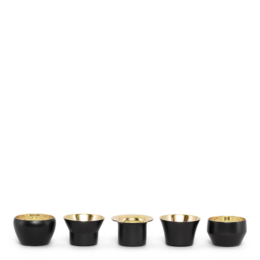 Kin Ljuslykta 5-pack Svart