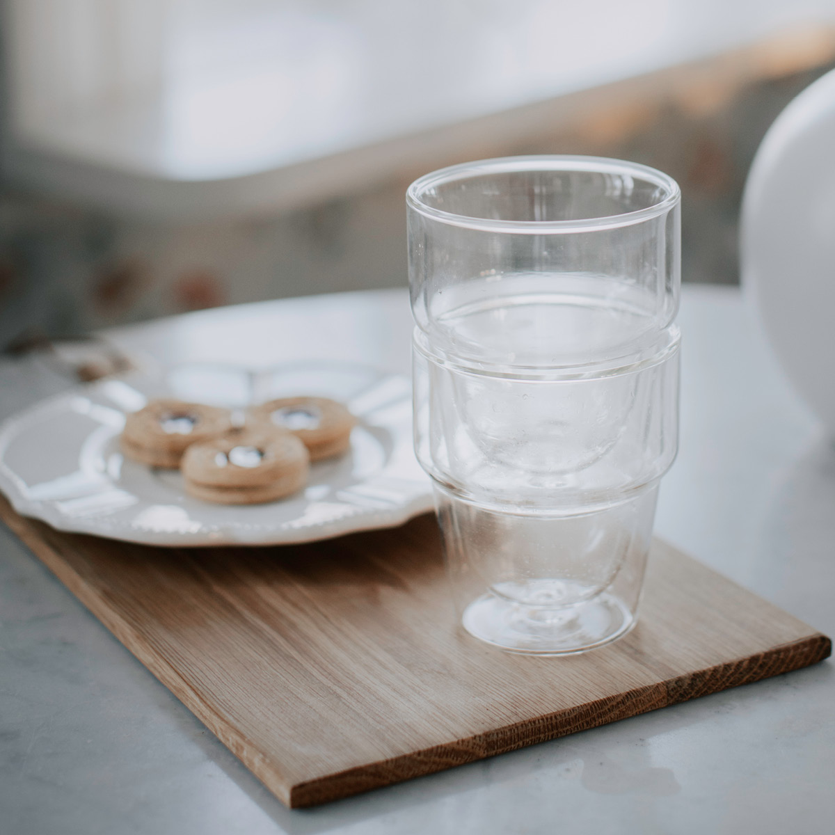 Kaffemugg 32 cl 2-pack dubbelväggad Klar