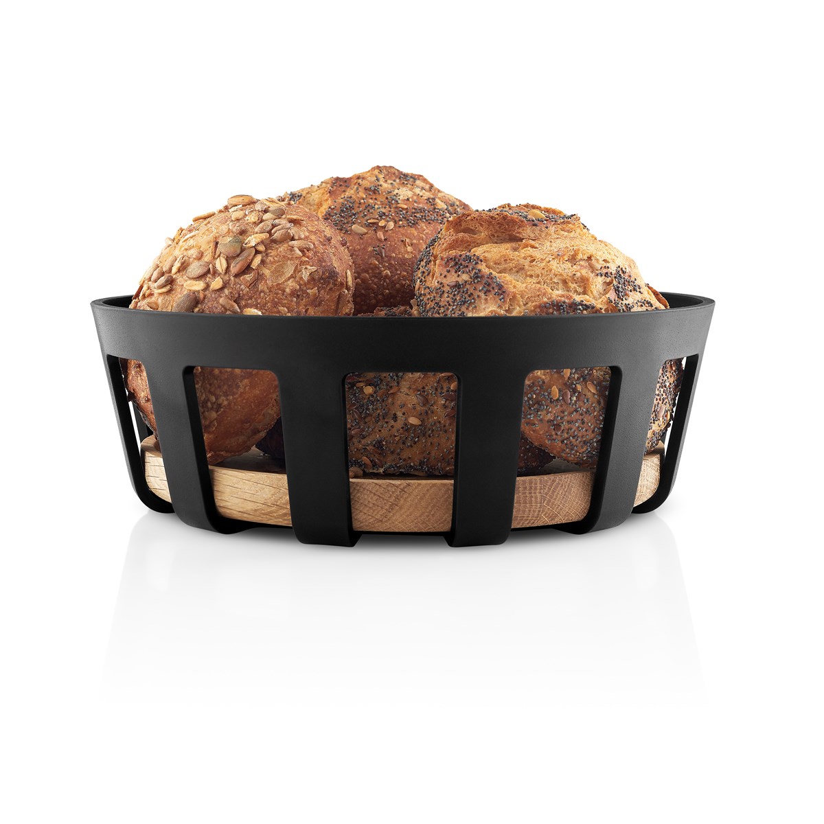 Nordic Kitchen Brödkorg 21,5 cm Svart/Ek