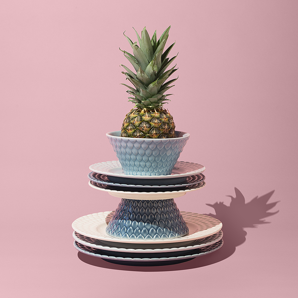 Harmony Serveringsfat rund 40 cm Vit