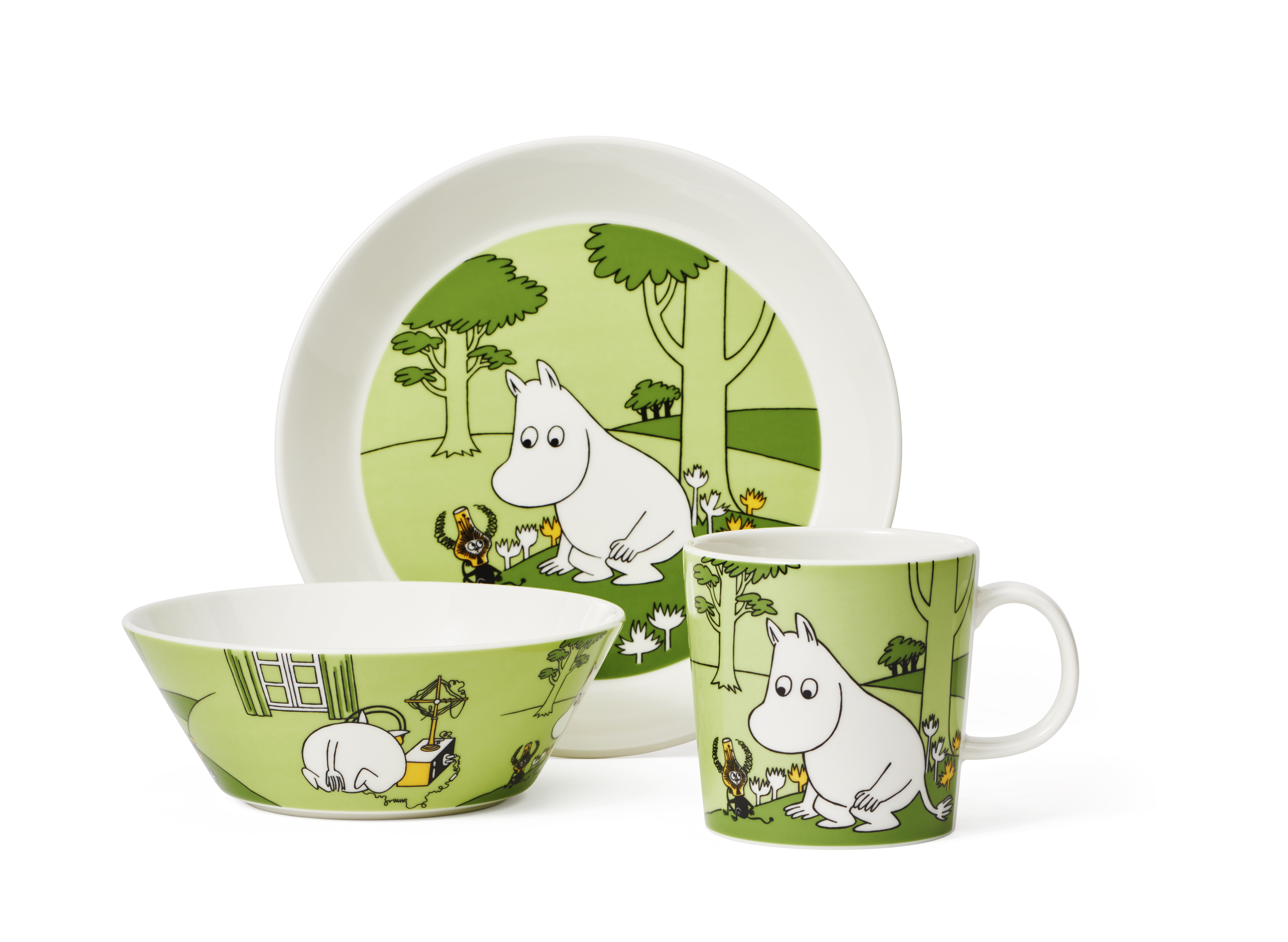Mumin Tallrik Mumintrollet