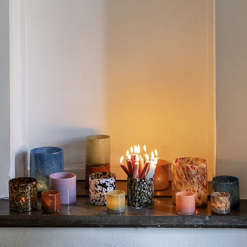 Calore Ljuslykta 10x10 cm Rost