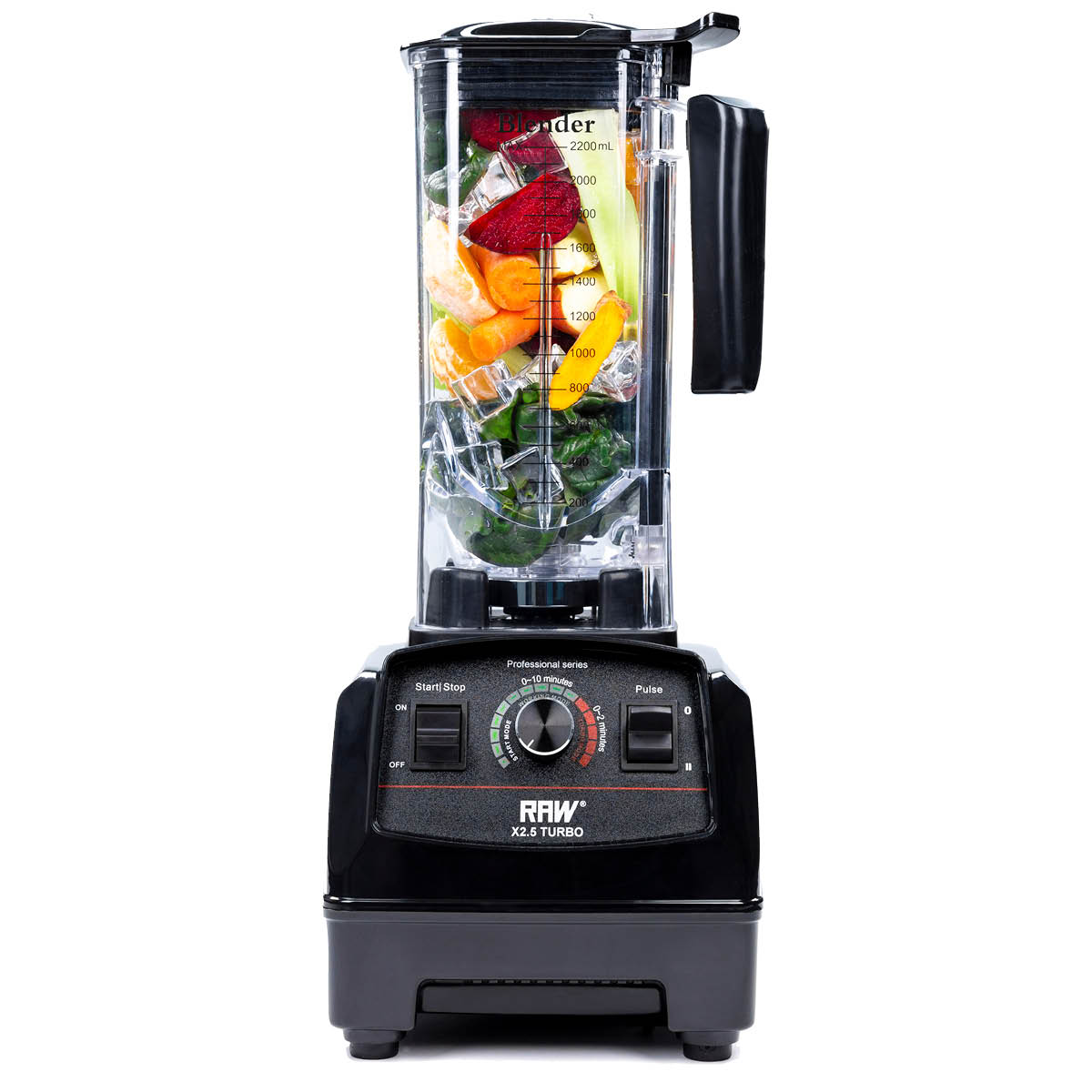 High Speed Blender X 2,5 Turbo 1800 W Svart