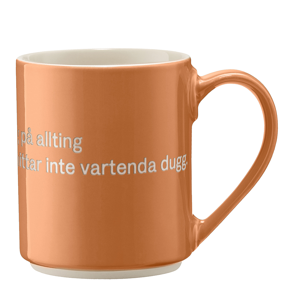 Astrid Lindgren Mugg Orange Det är ingen ordning