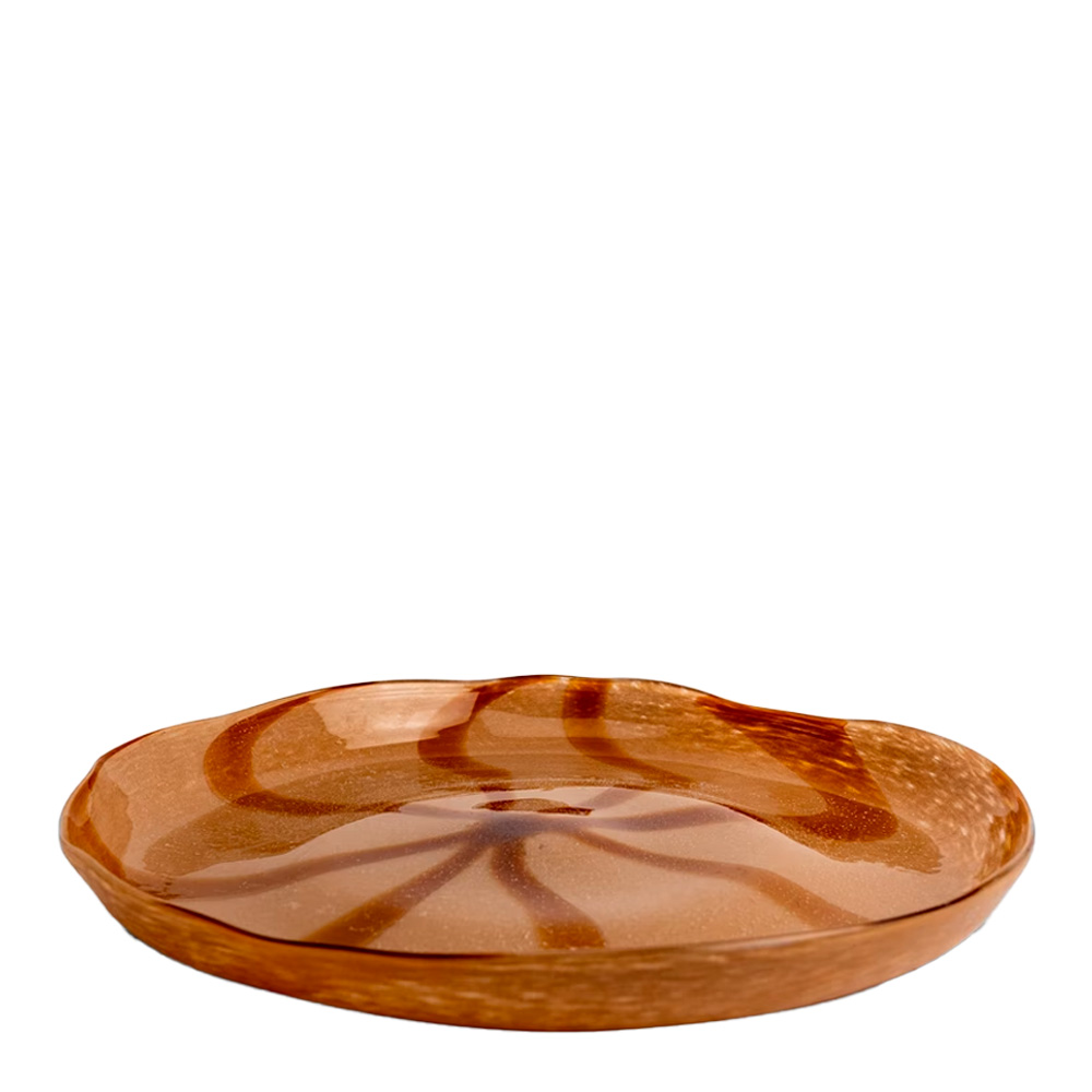 Curve Fat L 35x6,5 cm Brun/Beige