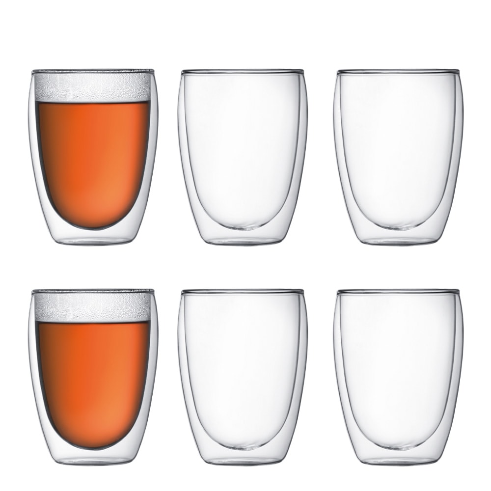 Pavina Glas dubbelväggad 35 cl 6-pack Klar
