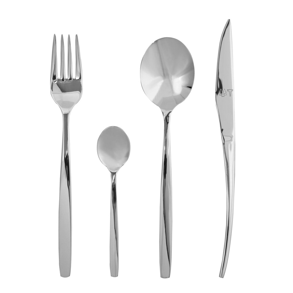 Bestickset 16-delar Polerat Silver