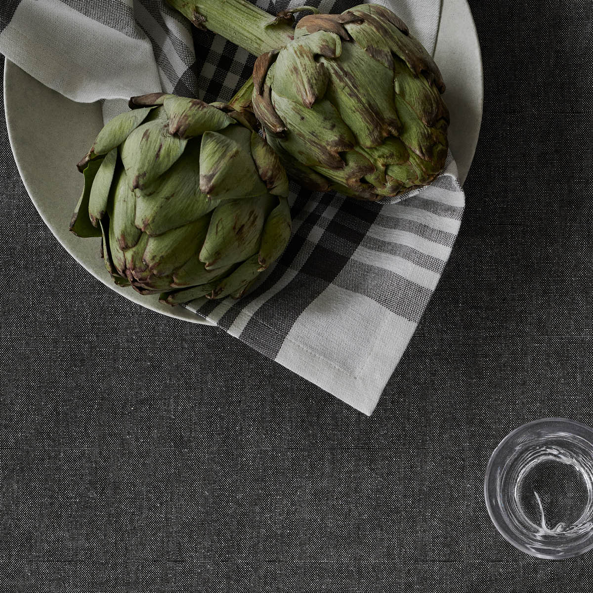 Tygservett 55x55 cm Large Checks