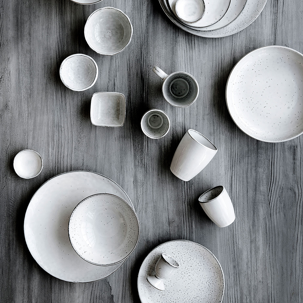 Nordic Sand Tallrik flat 26 cm Vit