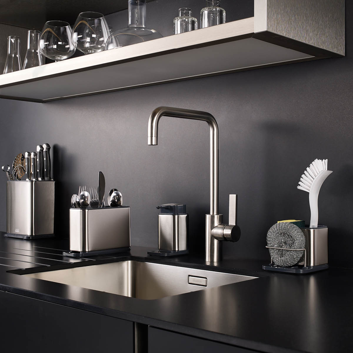 Surface Redskapshållare Borstad Rostfritt Stål