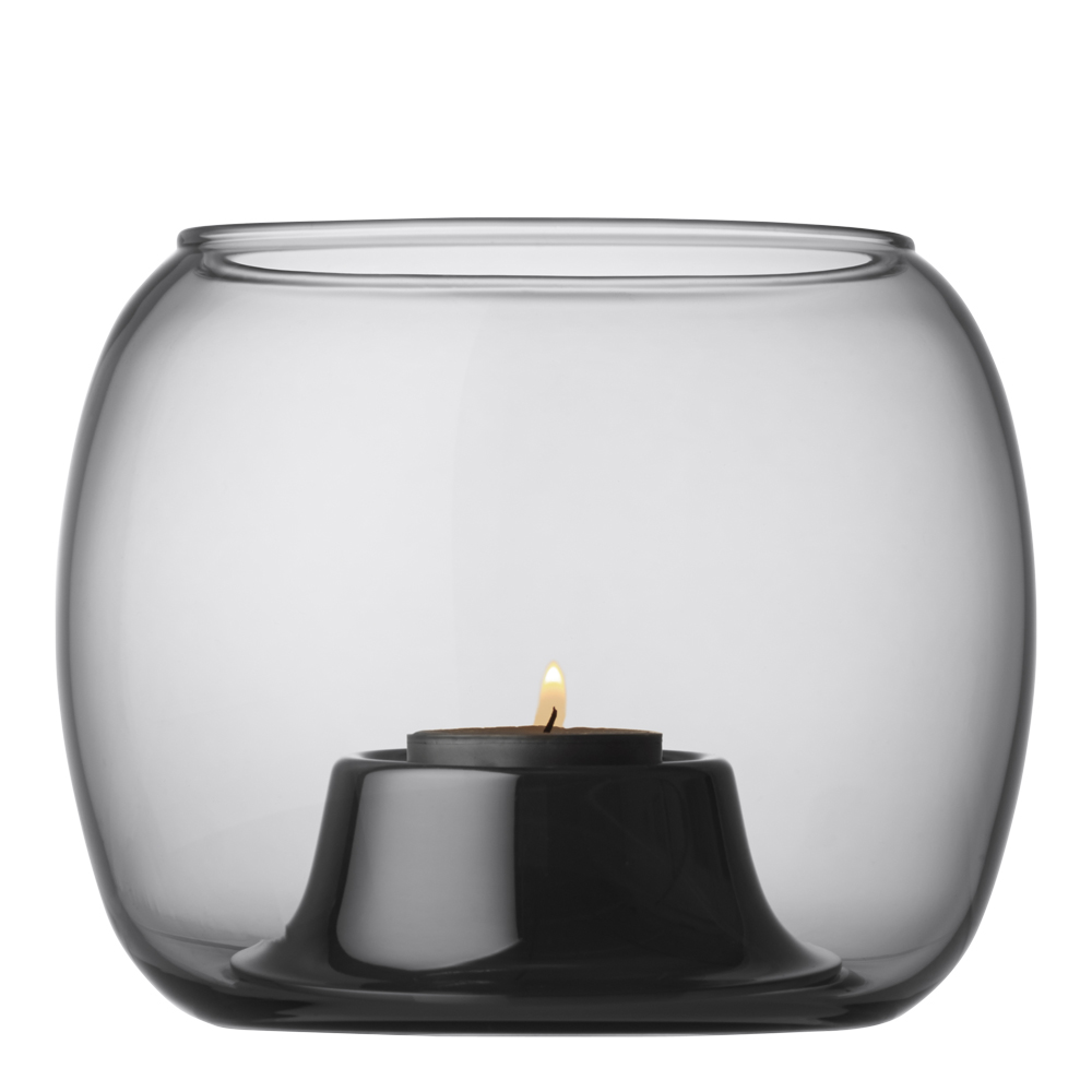 Kaasa Ljuslykta 14,1x11,5 cm Grå