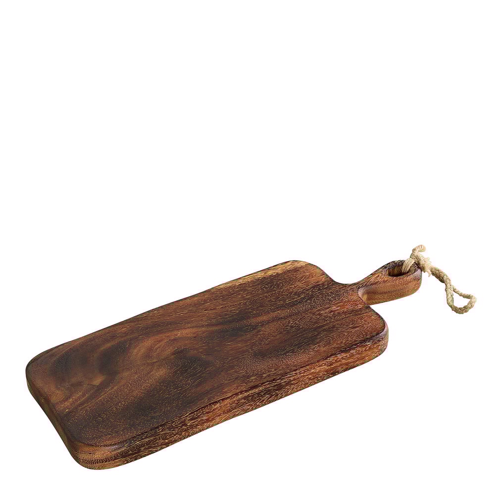 Skärbräda med handtag Akacia 46 cm