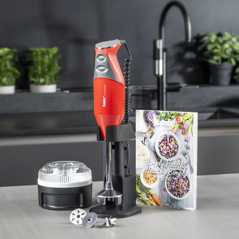 Bamix Stavmixer Simply Healthy D 200 w Röd